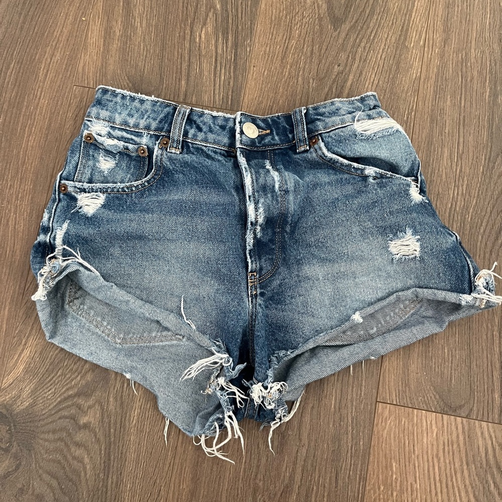Zara denim shorts
